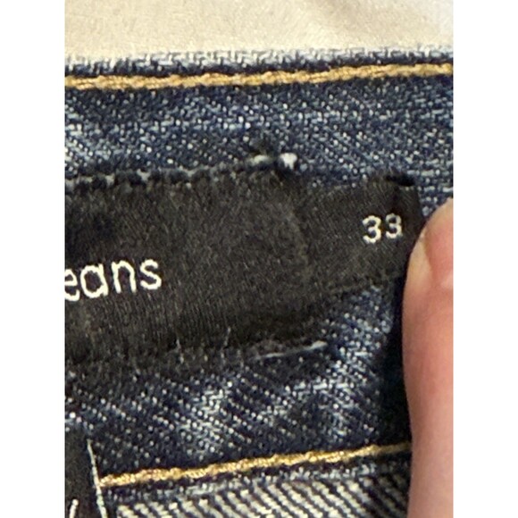 Calvin Klein Jeans Men's Size 33x29 Straight Cut Blue Denim - Picture 3 of 8